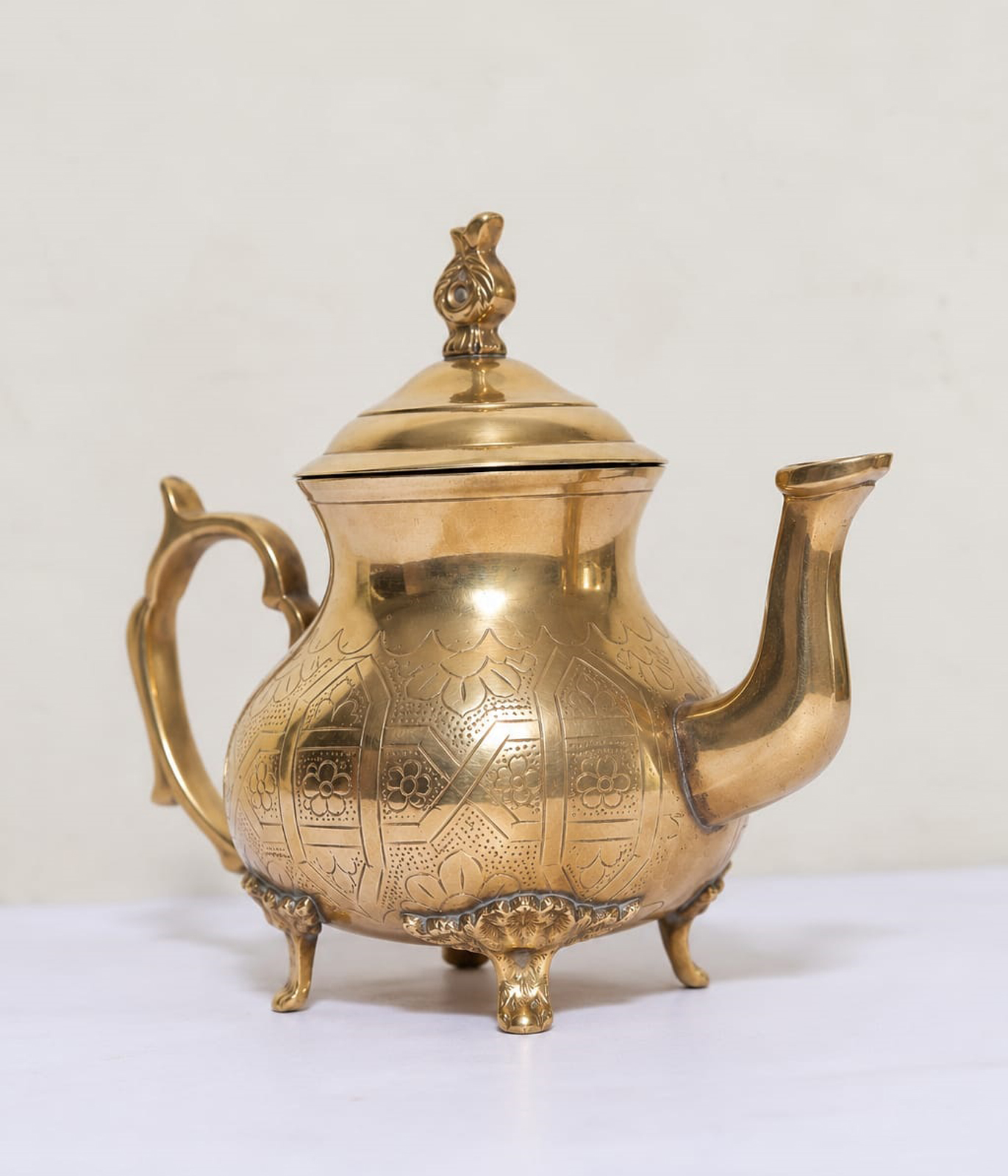 MAYUR KANCHAN BRASS TEAPOT