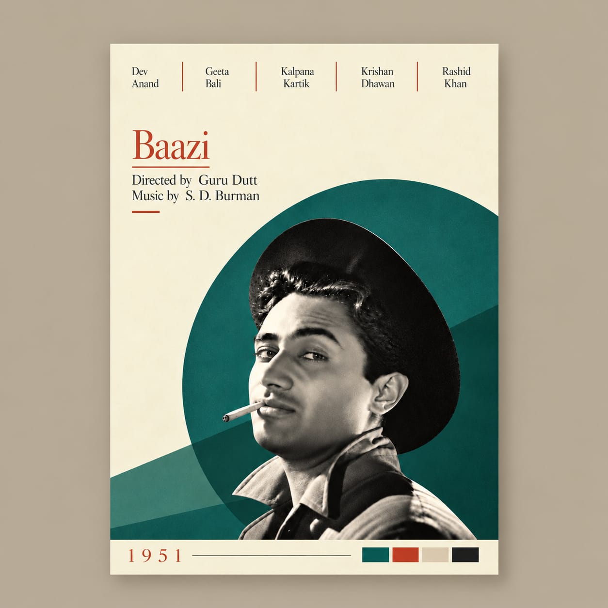 BAAZI - THE GURU DUTT COLLECTION (POSTER 2)