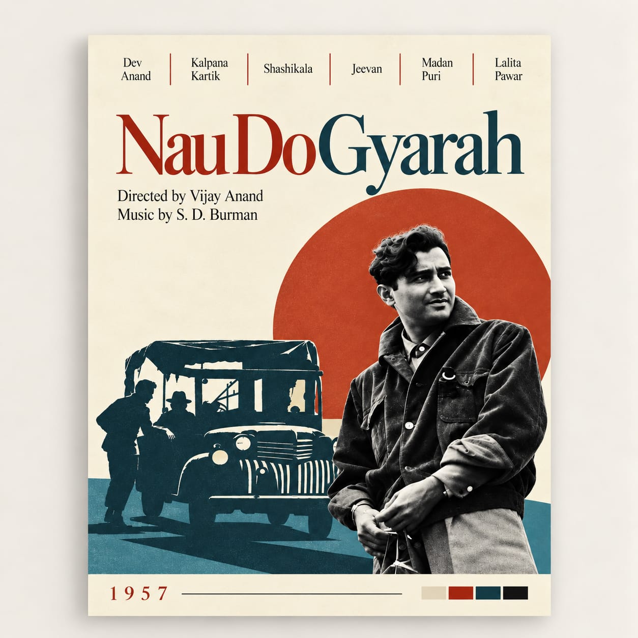 NAU DO GYARAH (1957)