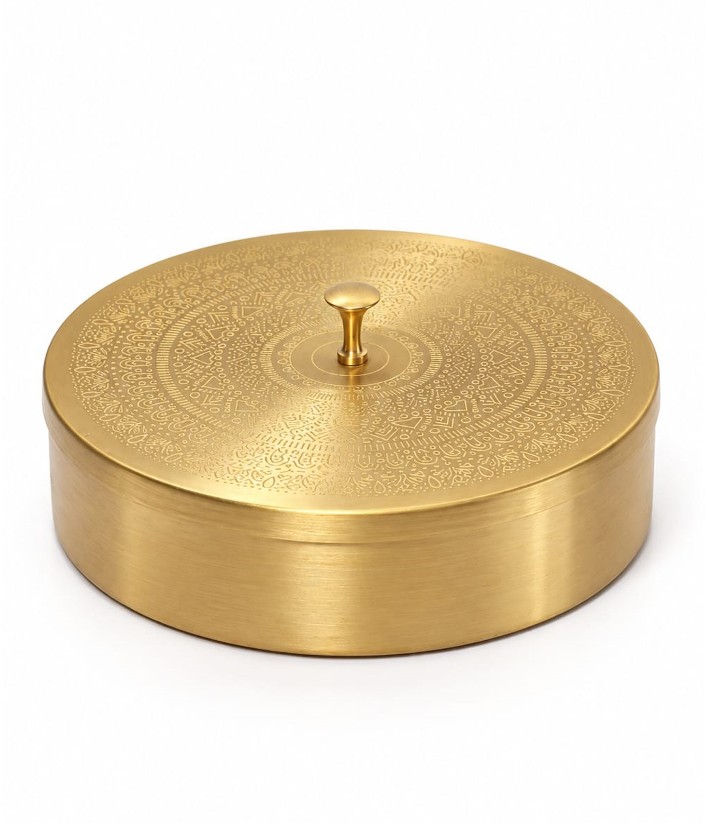 BRASS HERITAGE MASALA DABBA