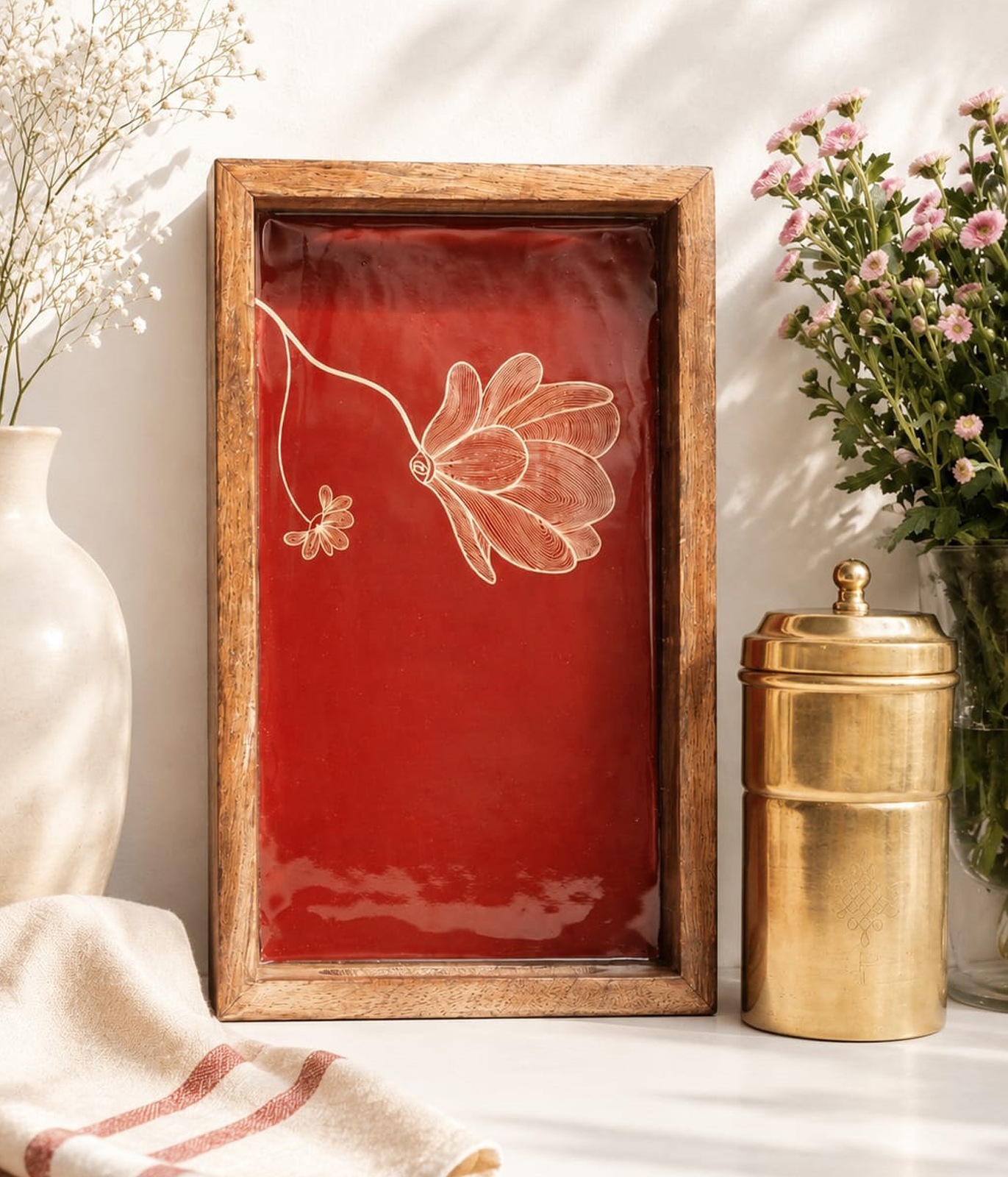 PADMAVALI WOODEN TRAY