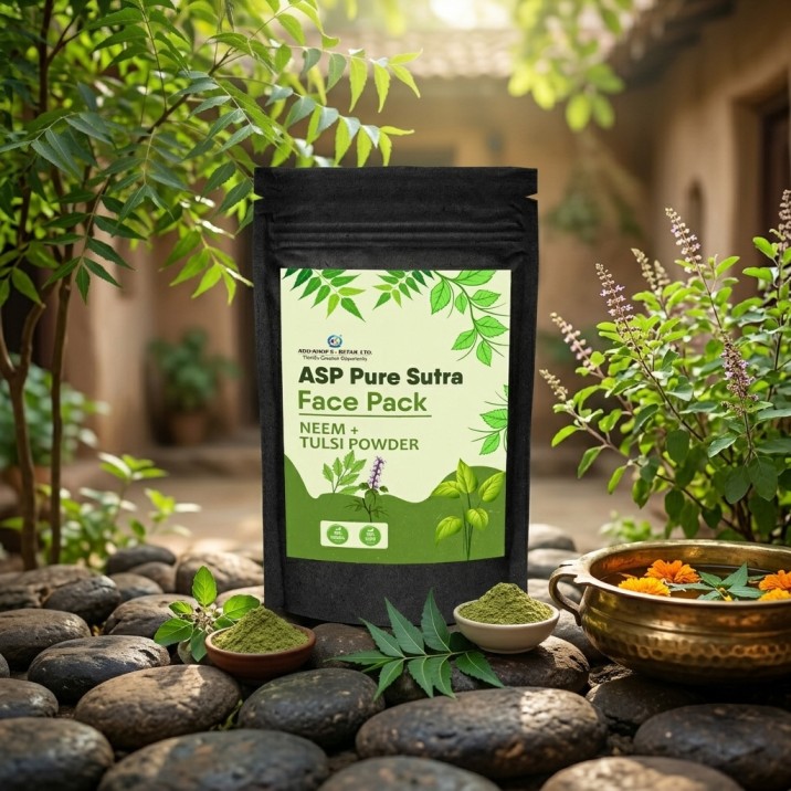 ASP PURE SUTRA FACE PACK NEEM AND TULSI POWDER