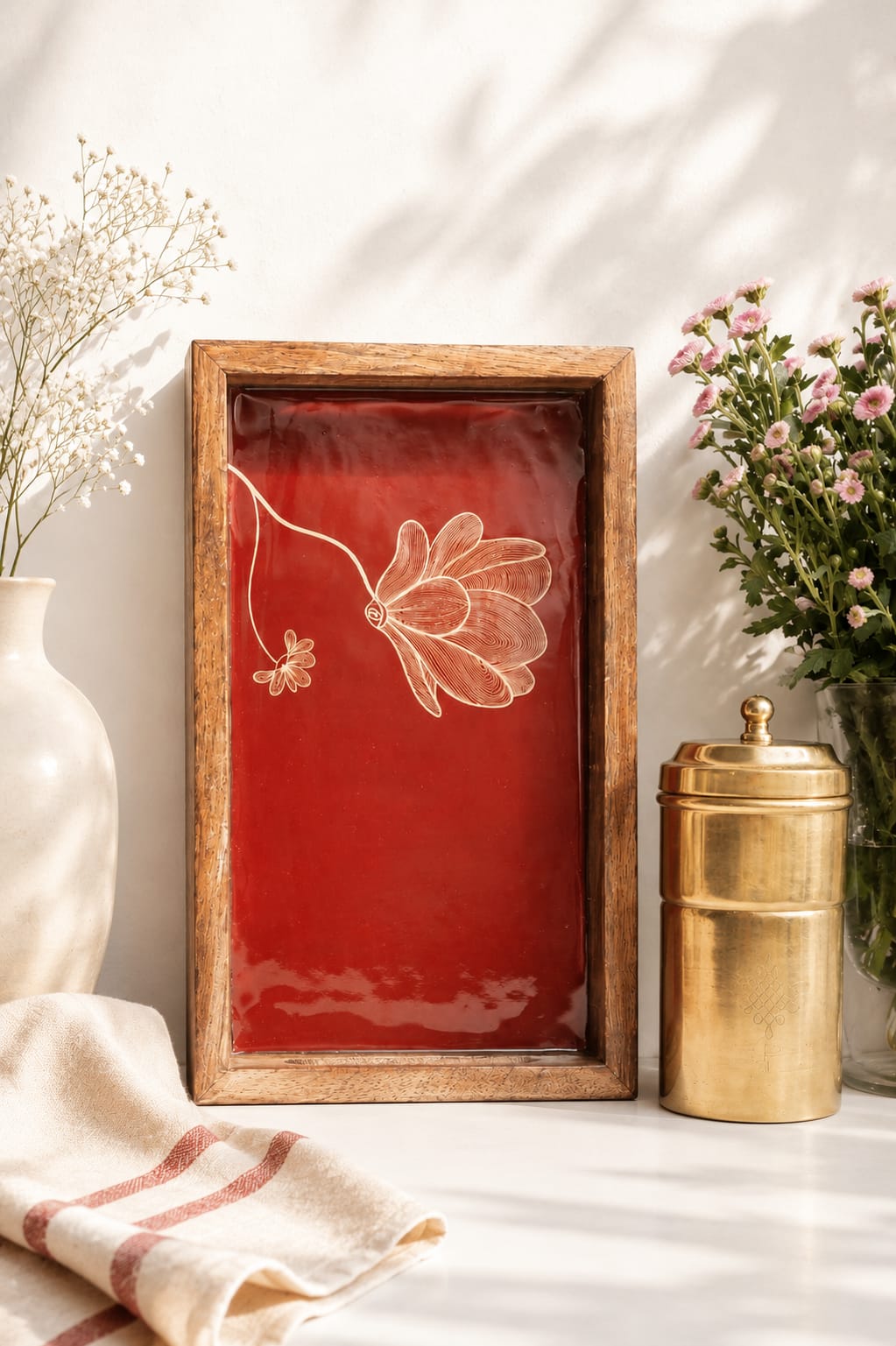 PADMAVALI WOODEN TRAY
