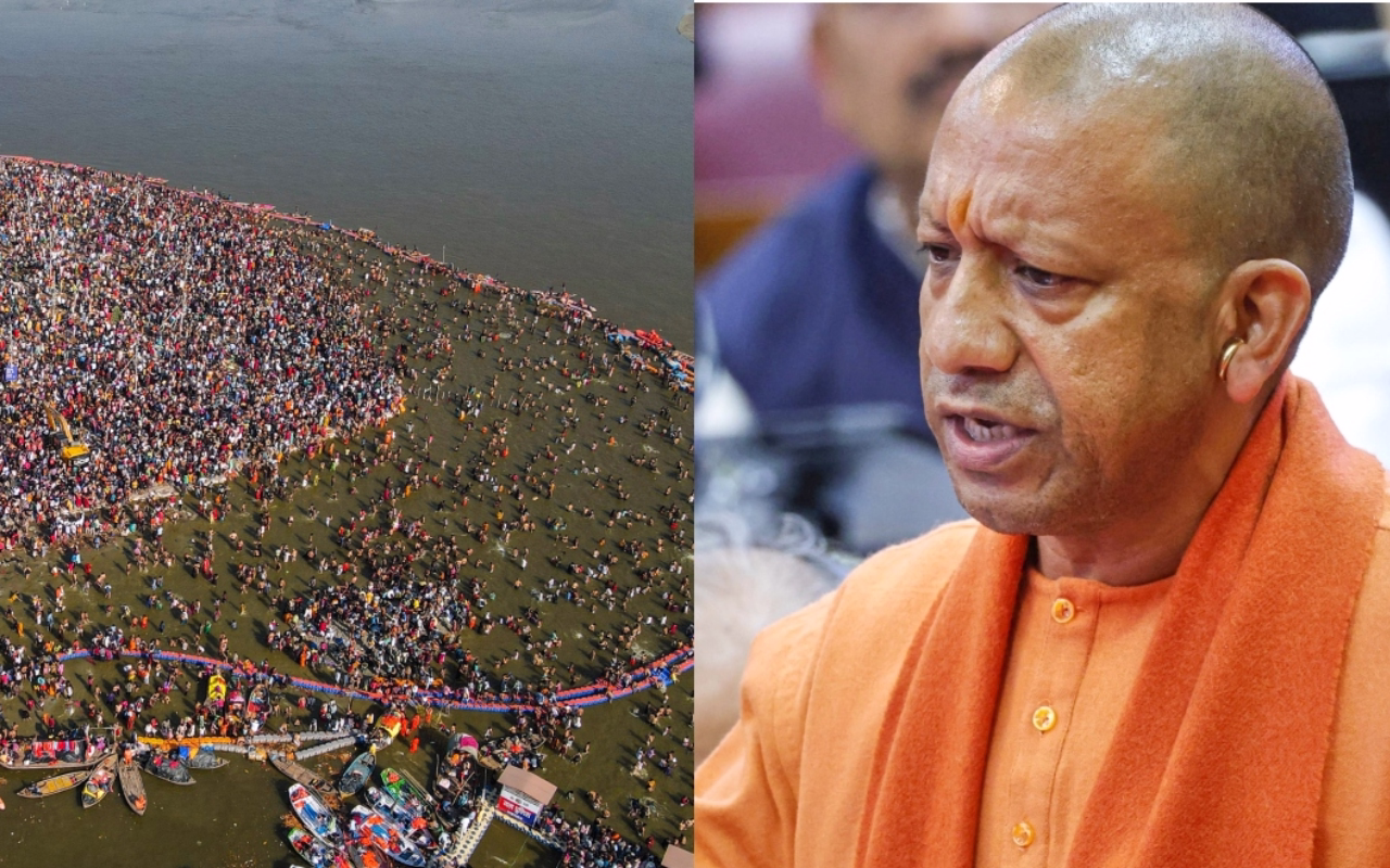 विधानसभा में CM योगी, कहा- 'संगम का पानी नहाने और पीने लायक'    