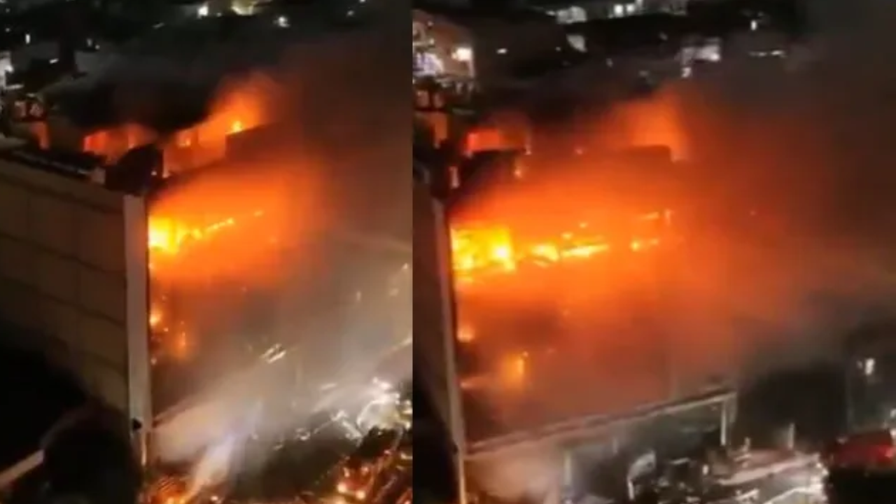 इराक मे बड़ा हादसा, शॉपिंग मॉल में आग लगने से 50 लोग जिंदा जले, मौत...