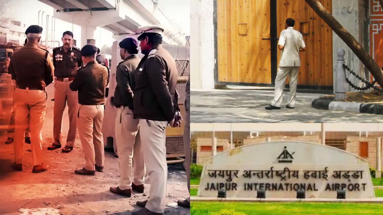 जयपुर में CM ऑफिस और एयरपोर्ट को बम से उड़ाने की धमकी: सुरक्षा एजेंसियां अलर्ट