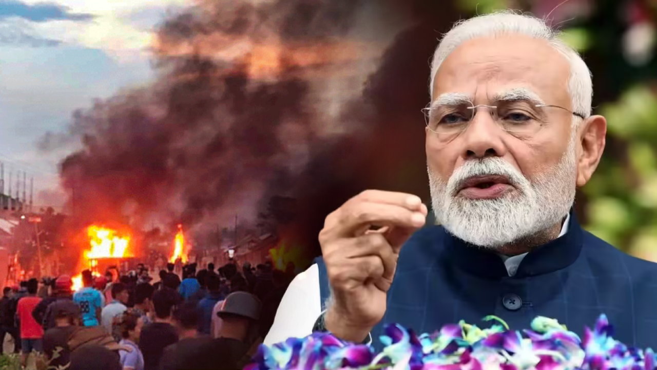 मणिपुर में PM मोदी के दौरे से पहले हिंसा, सुरक्षा व्यवस्था कड़ी