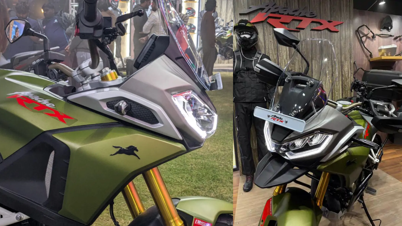 Royal Enfield और BMW को टक्कर देने आई TVS Apache RTX 300, जानिए कीमत और फीचर्स