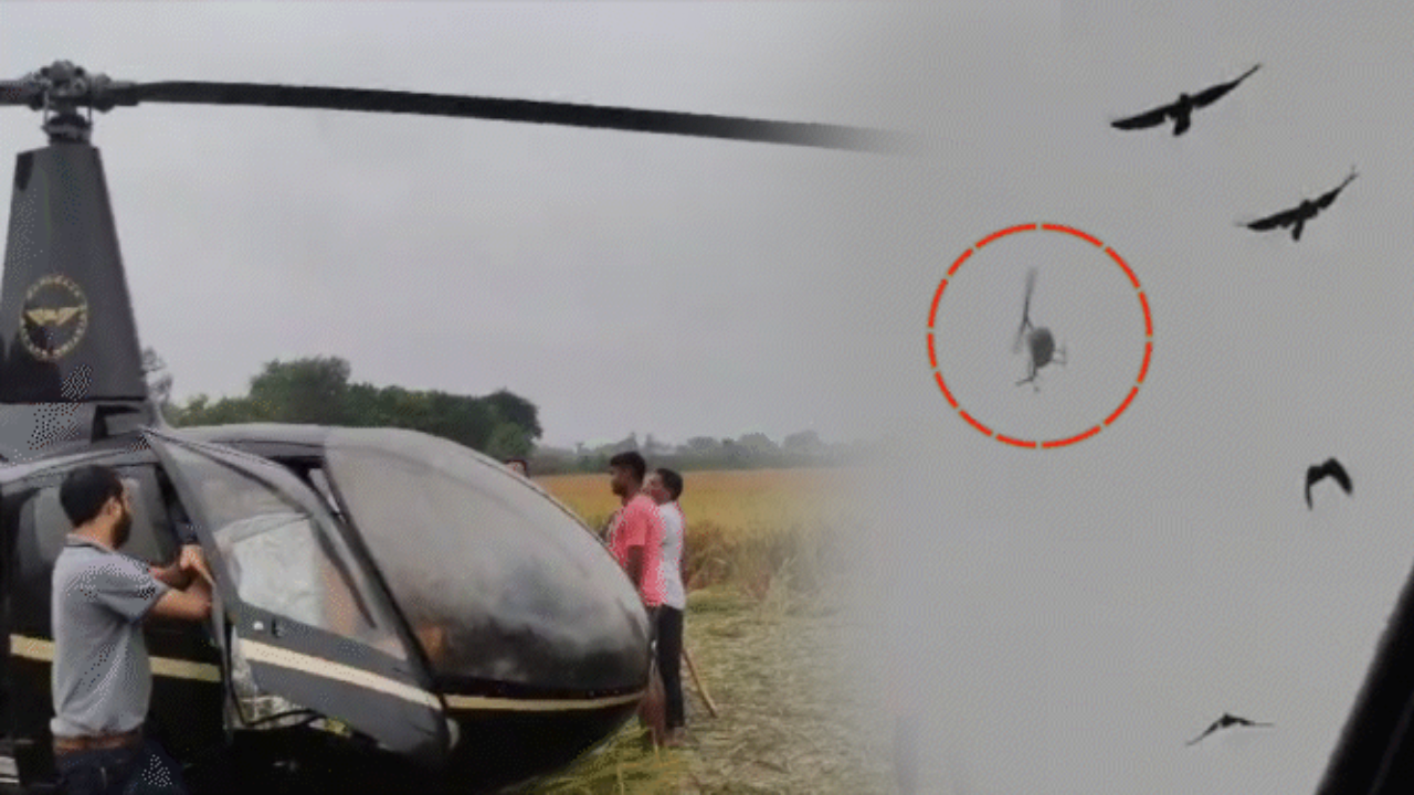 भोजपुर में टला बड़ा हादसा: बृजभूषण शरण सिंह के हेलीकॉप्टर की धान के खेत में इमरजेंसी लैंडिंग