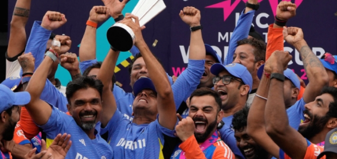 भारत टी-20 के फाइनल में एक कठिन मुकाबले के बाद 