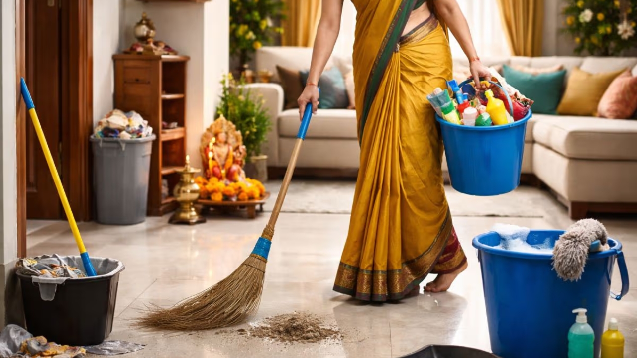 झाड़ू-पोछा करते वक्त ये गलतियां बन सकती हैं दरिद्रता की वजह, तुरंत बदलें आदतें