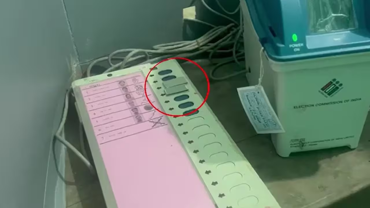 बंगाल चुनाव में बवाल, EVM पर टेप के आरोप, दोबारा वोटिंग का आदेश