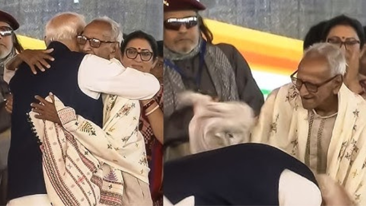 पीएम मोदी ने जिनके छुए पैर, जानिए कौन हैं वो माखनलाल सरकार, कश्मीर से है खास कनेक्शन ?