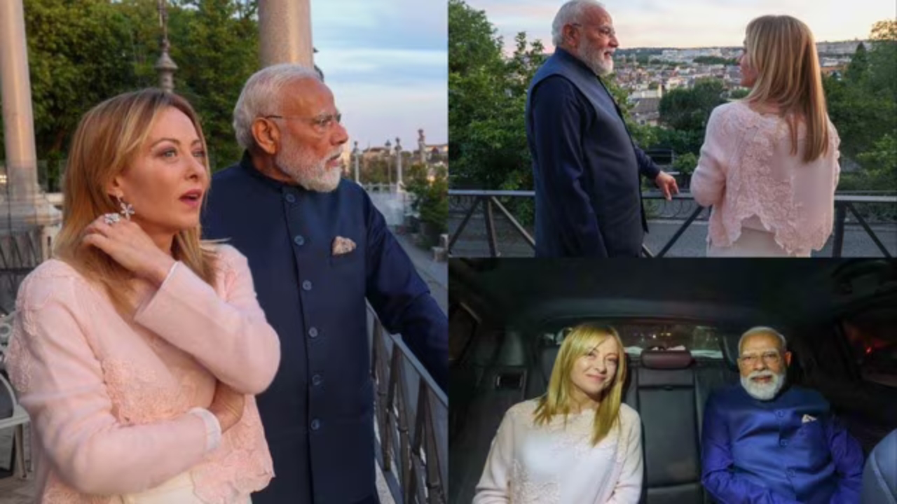 रोम में मोदी-मेलोनी की मुलाकात, इटली पहुंचते ही दिखा खास स्वागत, कही 'दिल की बात'